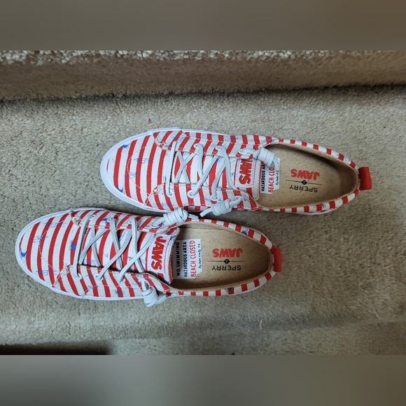 SPERRY×JAWS CREST VIBE RED SHOES! - Picture 3 of 11